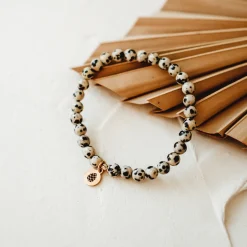 Armband Dalmatiner Jaspis