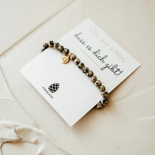 Armband Dalmatiner Jaspis