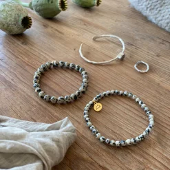 Armband Dalmatiner Jaspis