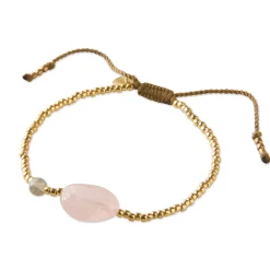 Armband Surprise Rose Quartz Labradorite