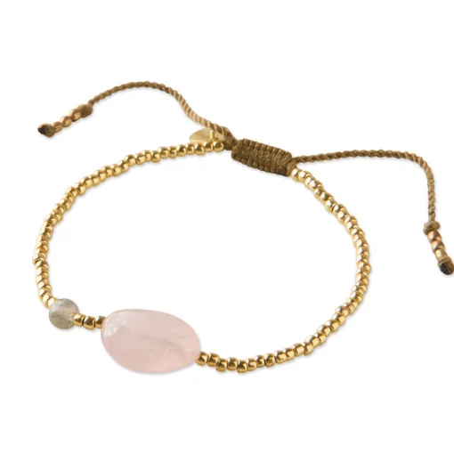 Armband Surprise Rose Quartz Labradorite