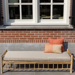 Bank inkl. Polster Bambus