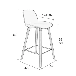 Barstool Albert Kuip kl.