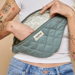 Bauchtasche Olivia gesteppt