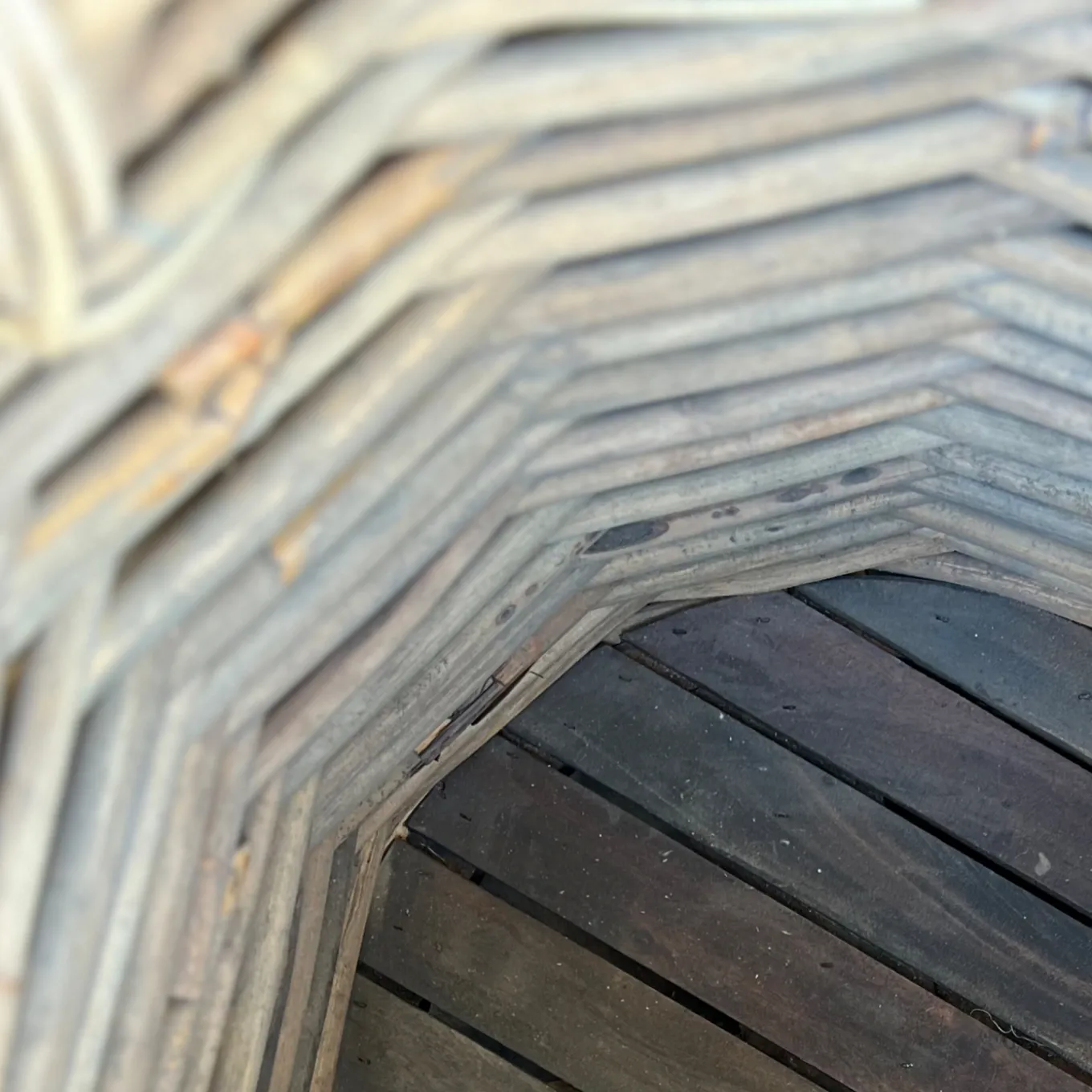 Übertopf Rattan mit Rollen