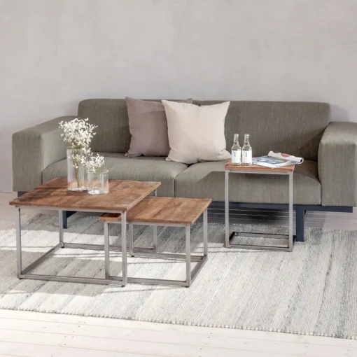 Couchtisch 2er Set eckig