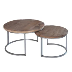 Couchtisch 2er Set rund