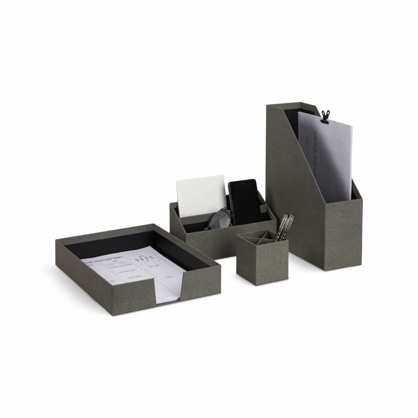 Desktop Organizer HUGO 4er Set