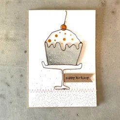 Drahtkarte. Törtchen.