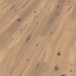 Eiche Landhausdiele rustikal astig gebürstet weiß geölt