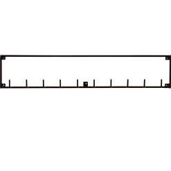 Garderobe Metall mit 10 Haken