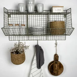 Garderobe Metall mit 3 Haken