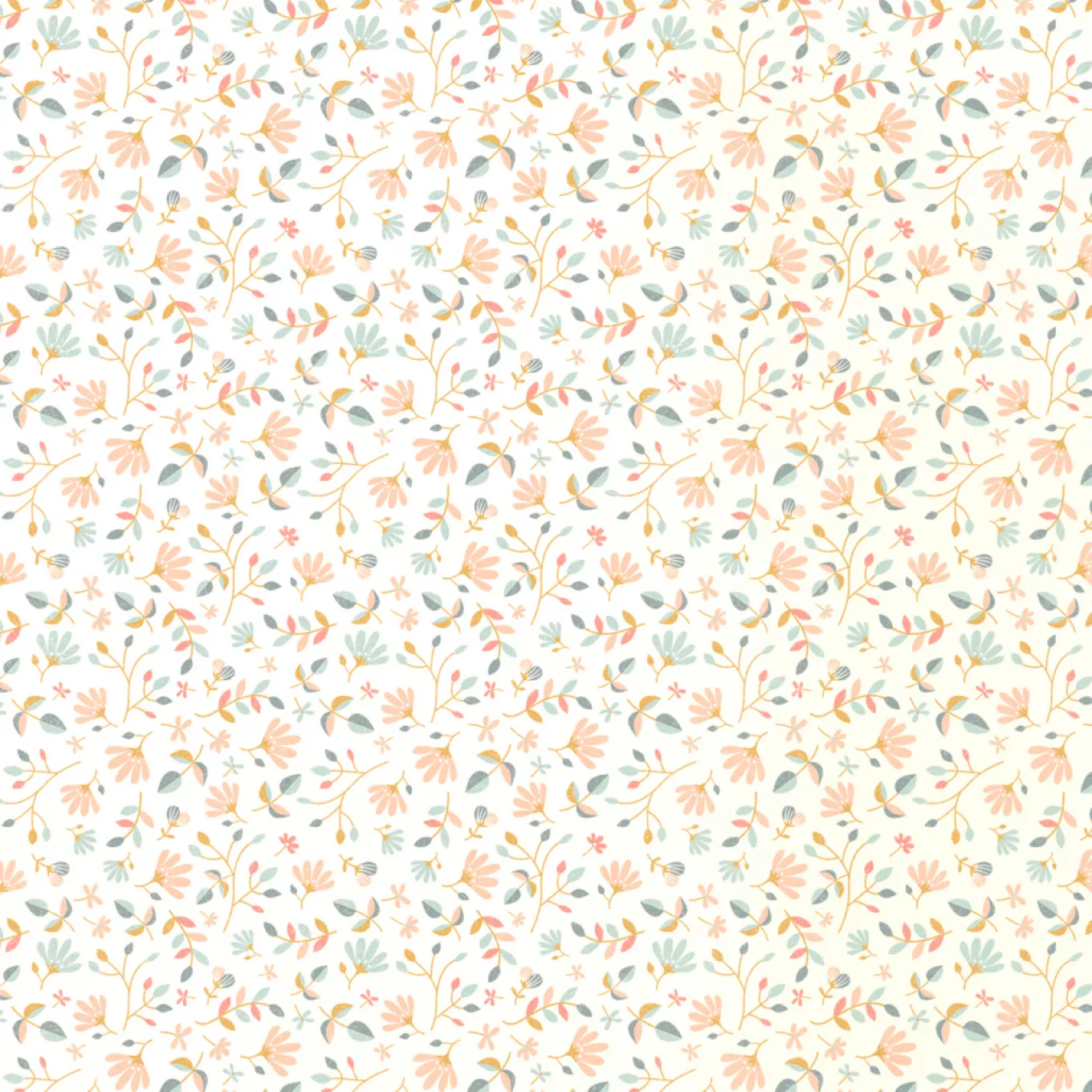 Geschenkpapier mit Blumen