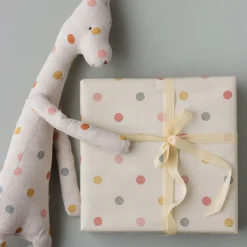 Geschenkpapier mit Punkten