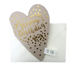 Herzkarte Happy Birthday