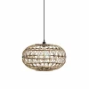 Hängelampe Rattan