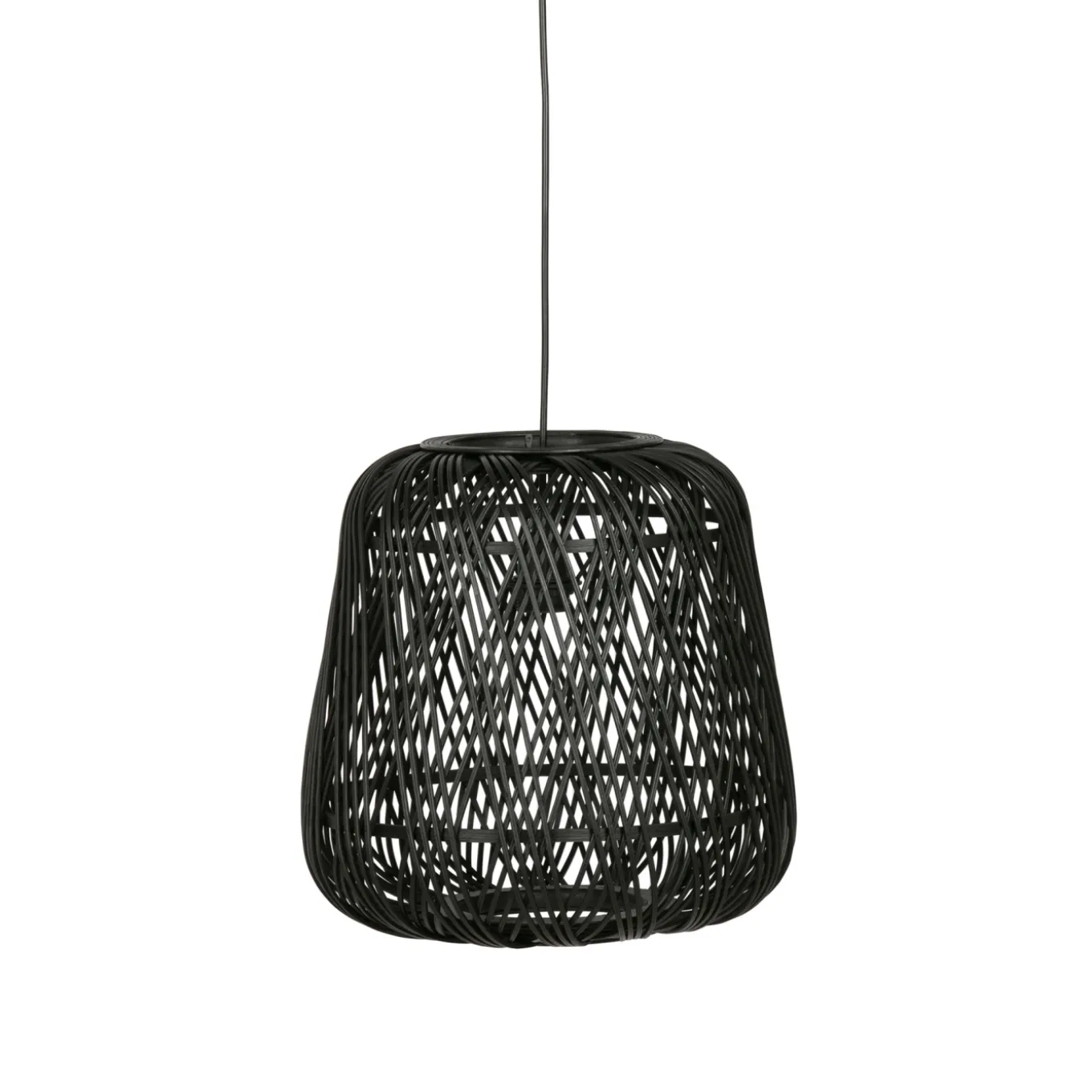 Hängelampe schwarz