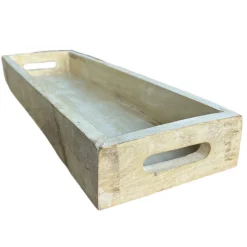 Holztablett Altholz hell