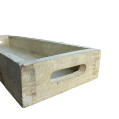 Holztablett Altholz hell