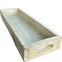 Holztablett Altholz hell