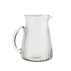 Kanne Glas gestreift