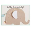 Karte Elefant, Hallo kleines Baby
