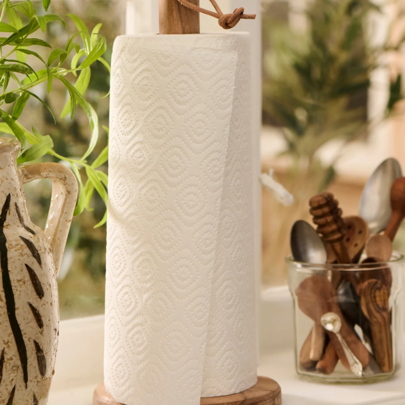 Küchenrollenhalter Akazienholz