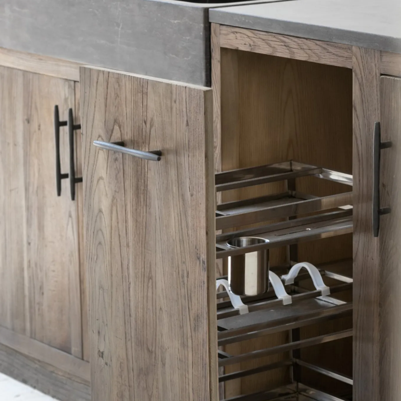 Küchenzeile Altholz