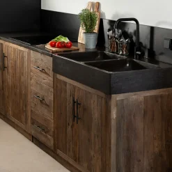 Küchenzeile Altholz