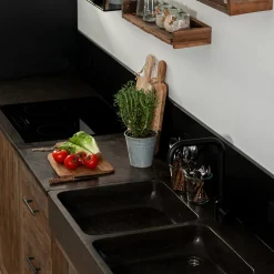 Küchenzeile Altholz