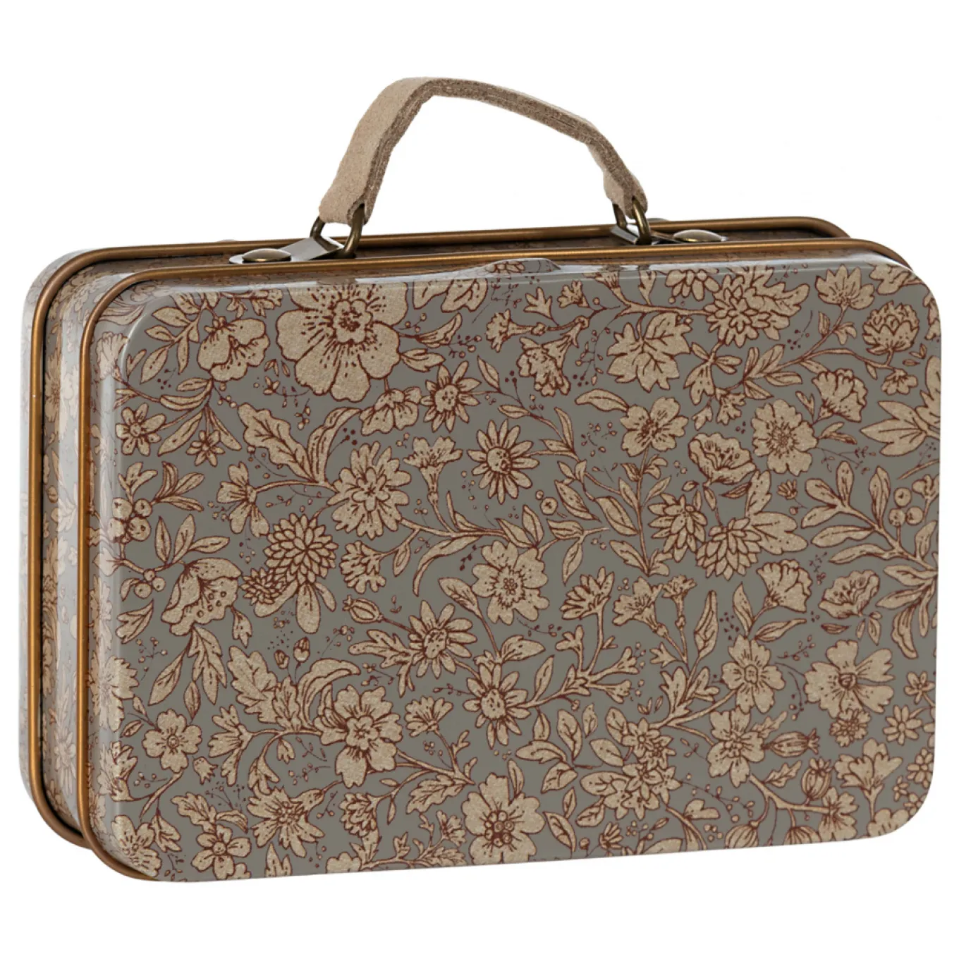 Koffer mit Blümchen