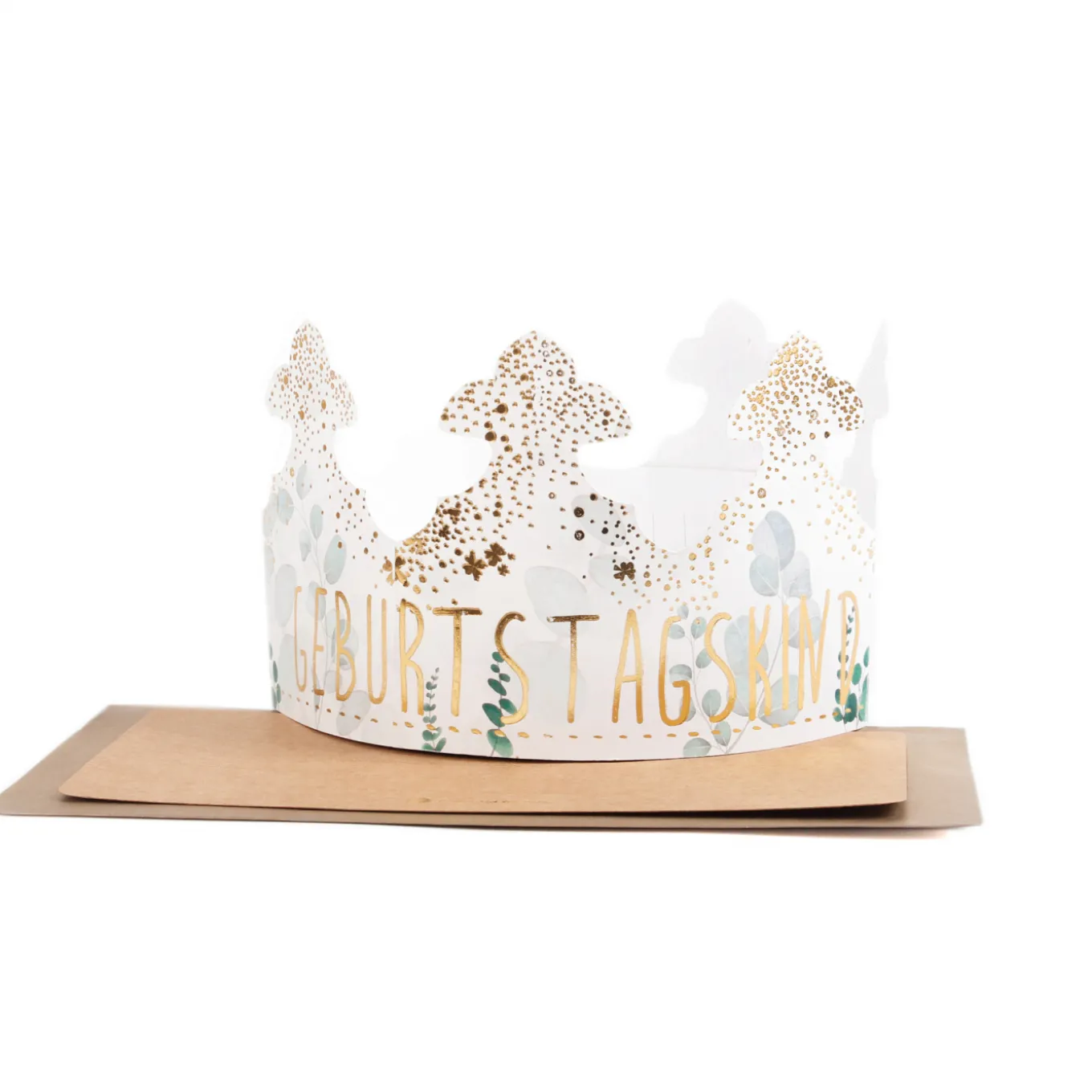 Krönchenkarte. Geburtstagskind