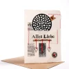 Kunst Karte. Alles Liebe.