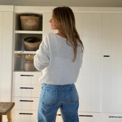 kurze Strickjacke Knöpfe