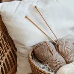 Leinen Kissenbezug 60x40