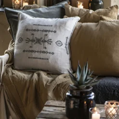 Leinen Kissenbezug 50x50