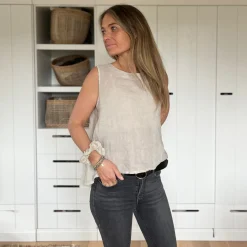 Leinentop zum Binden