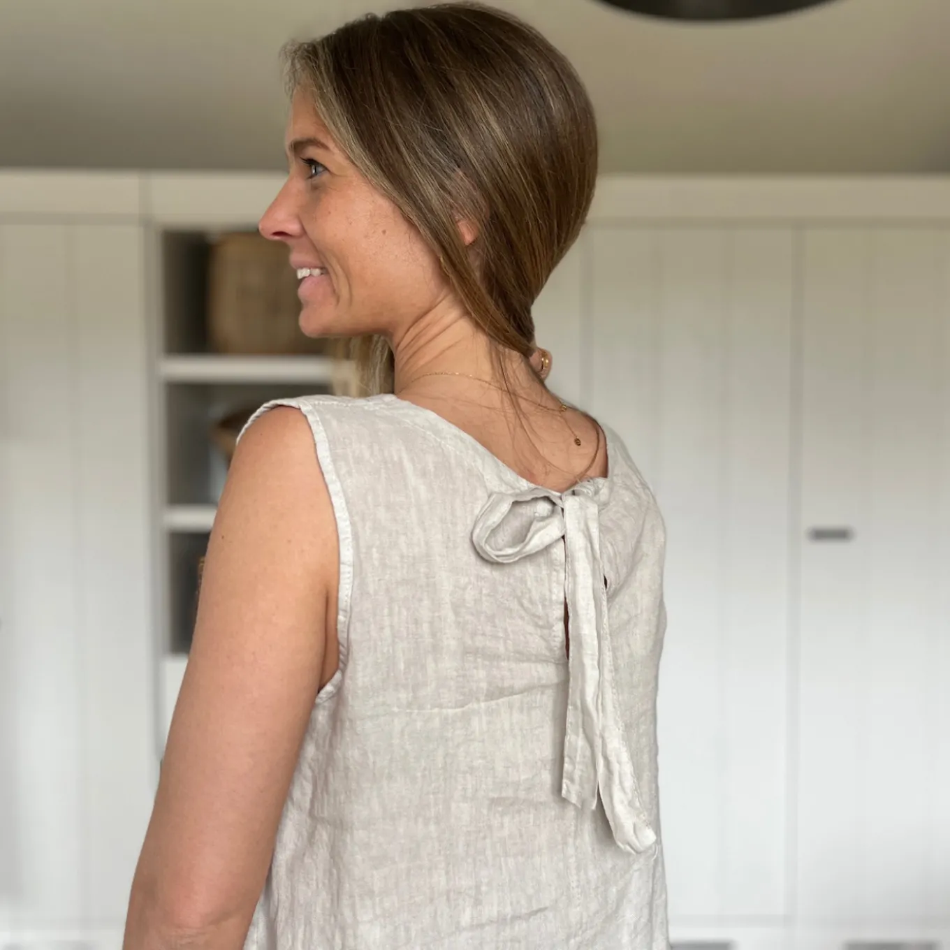 Leinentop zum Binden