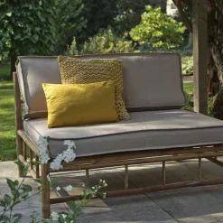 Lounger inkl. Polster Bambus
