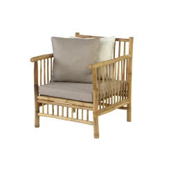 Loungesessel inkl. Polster Bambus