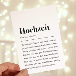 Postkarte "Hochzeit"