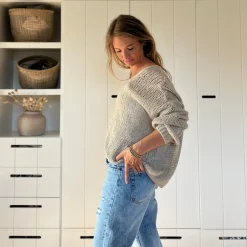 Pullover gestrickt V