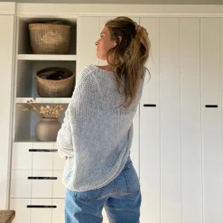 Pullover gestrickt V