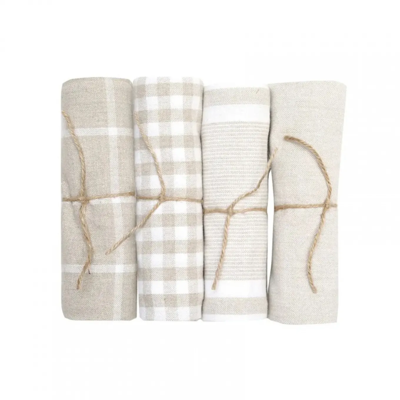 Recyceltes Geschirrtuch gestreift