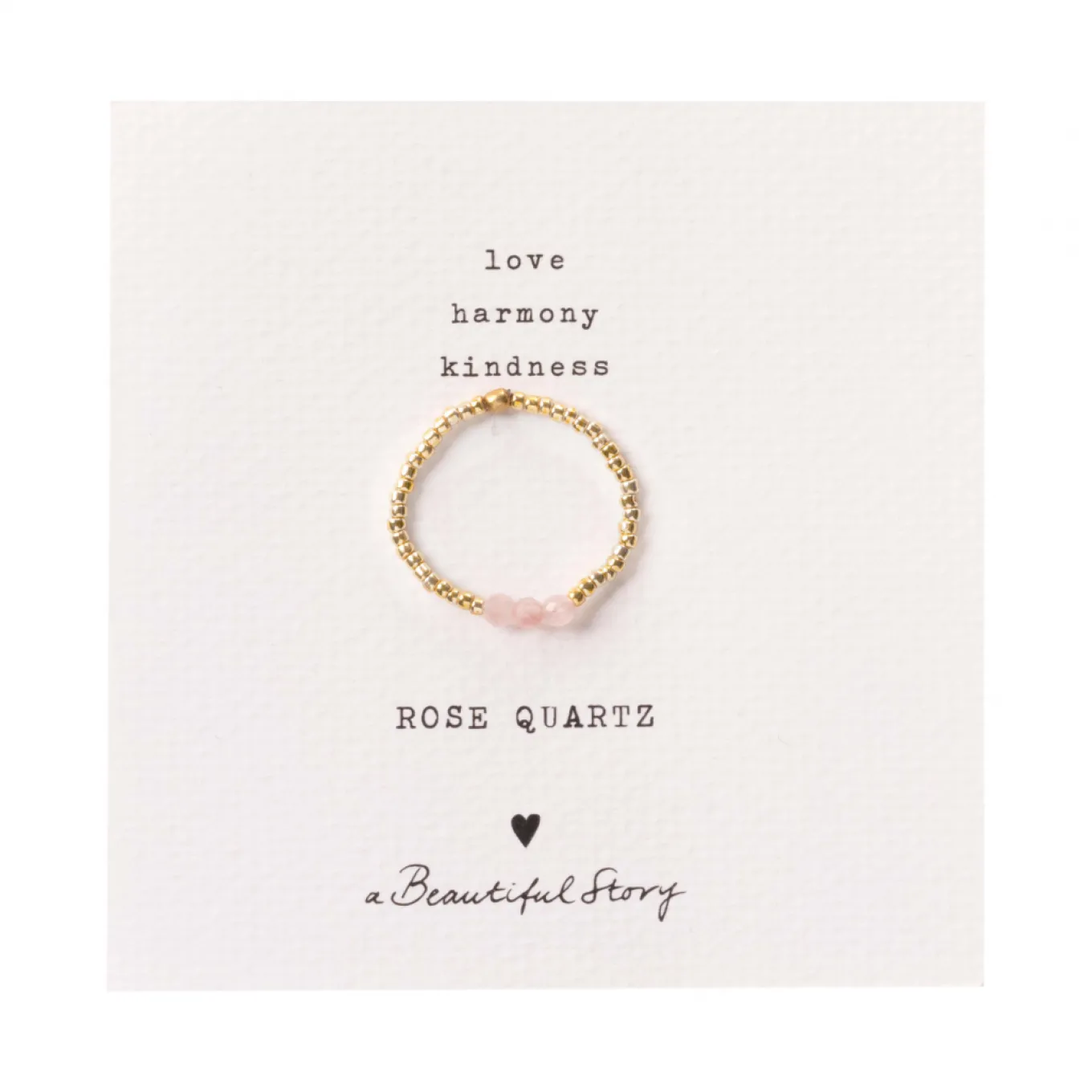 Ring Clarity Rose Quartz