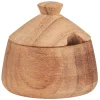 Salzgefäß mit Deckel Akazienholz