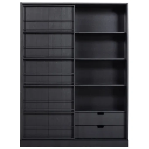 Schiebetürschrank schwarz