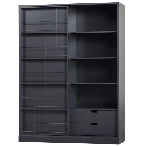 Schiebetürschrank schwarz