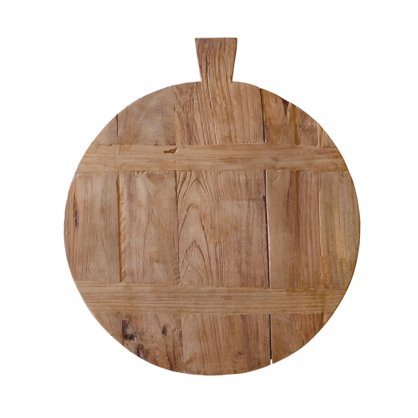 Schneidebrett Teakholz rund
