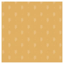 Serviette Blatt Mustard
